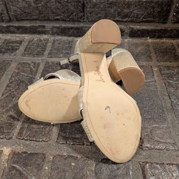 Sam Edelman Gold Heel Sandals size 6.5 - Picture 7 of 10